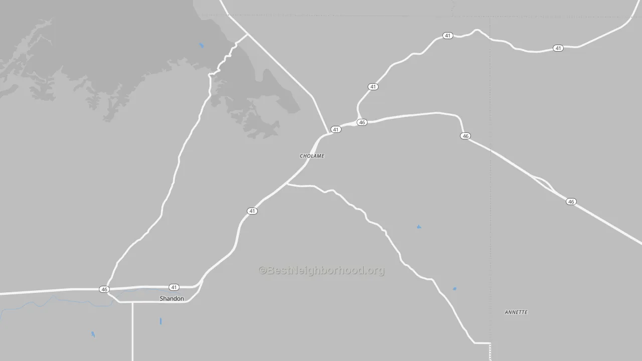Transit Grade map of Cholame, CA
