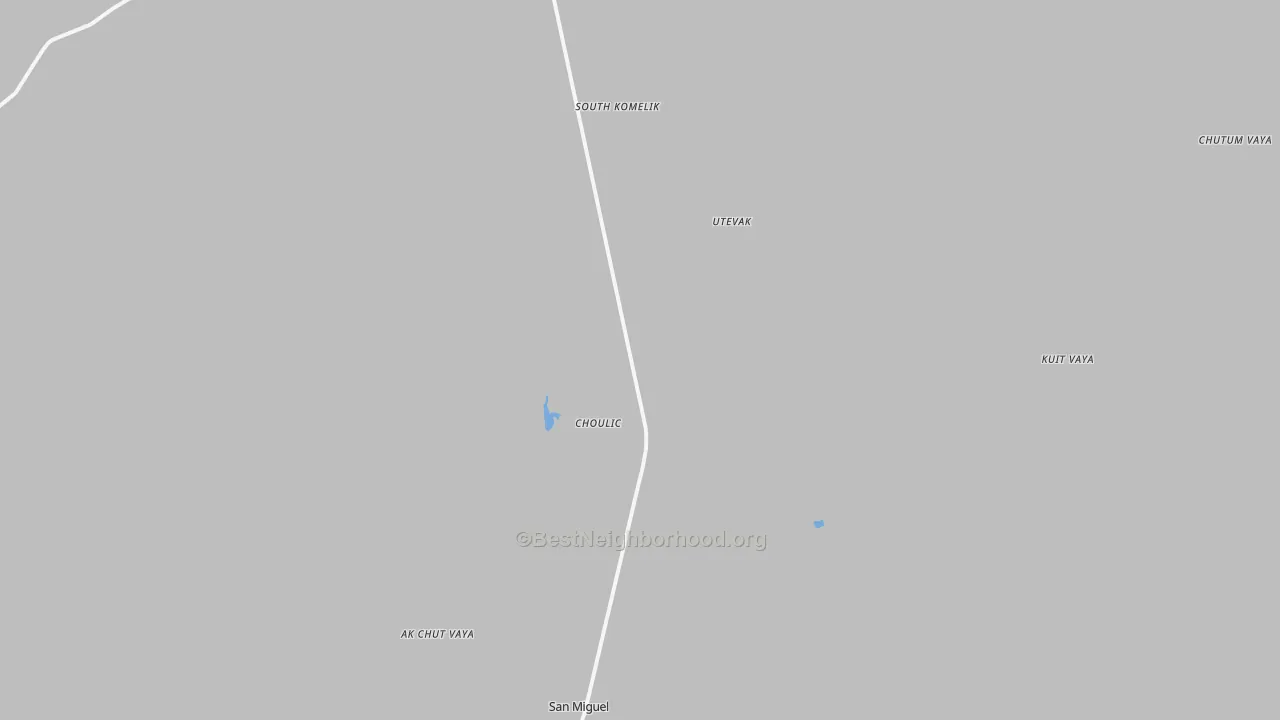 Transit Grade map of Choulic, AZ