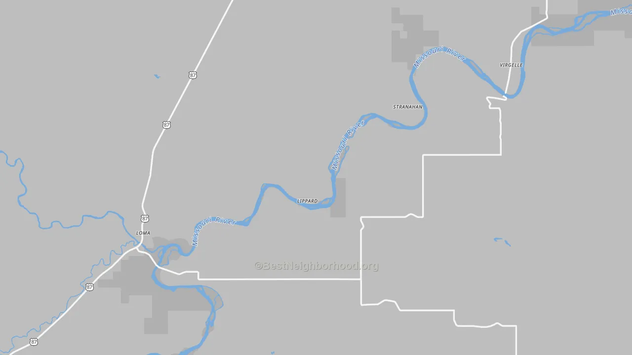 Transit Grade map of Chouteau County, MT