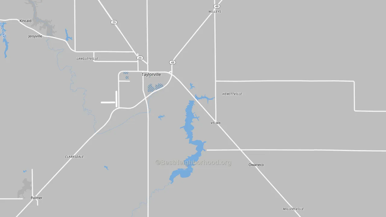 Transit Grade map of Christian County, IL