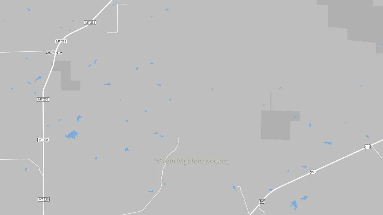 Transit Grade map of Christina, MT
