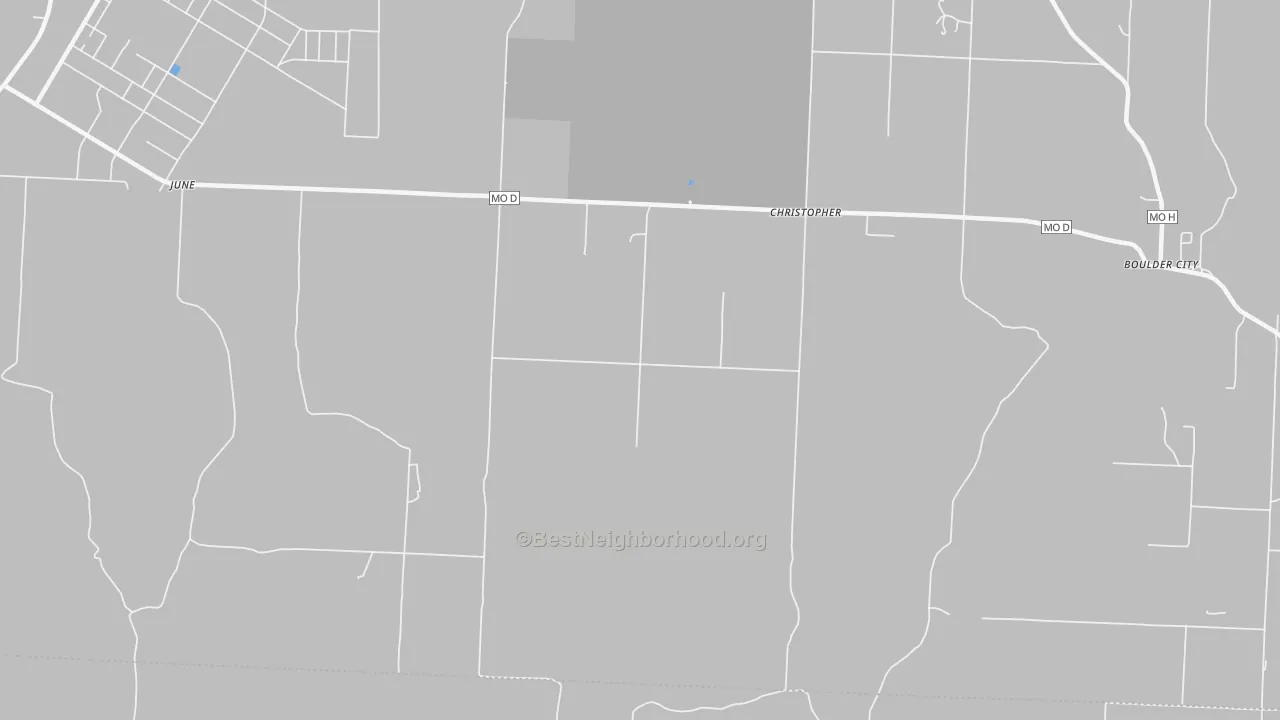 Transit Grade map of Christopher, MO