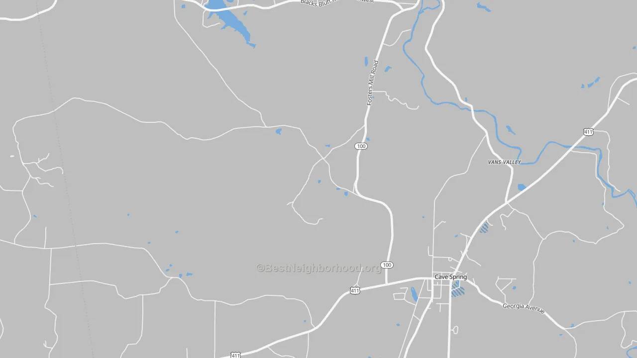Transit Grade map of Chubbtown, GA