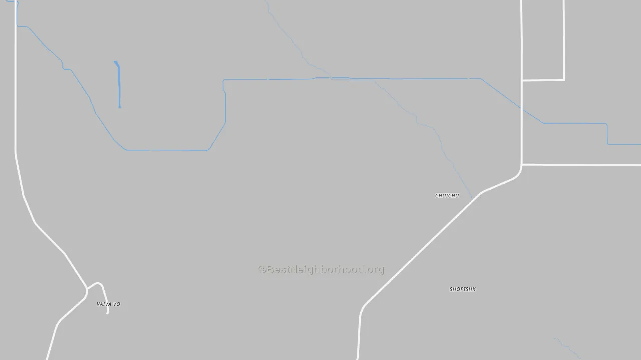 Transit Grade map of Chuichu, AZ