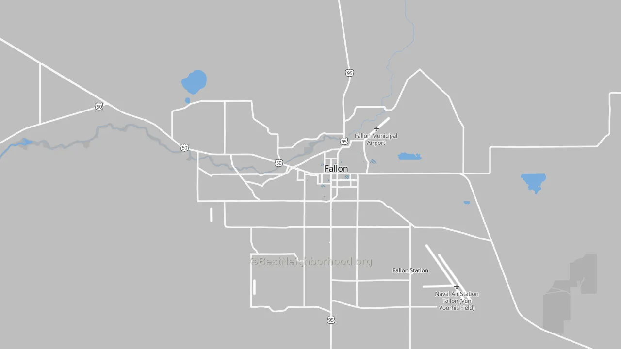 Transit Grade map of Churchill County, NV