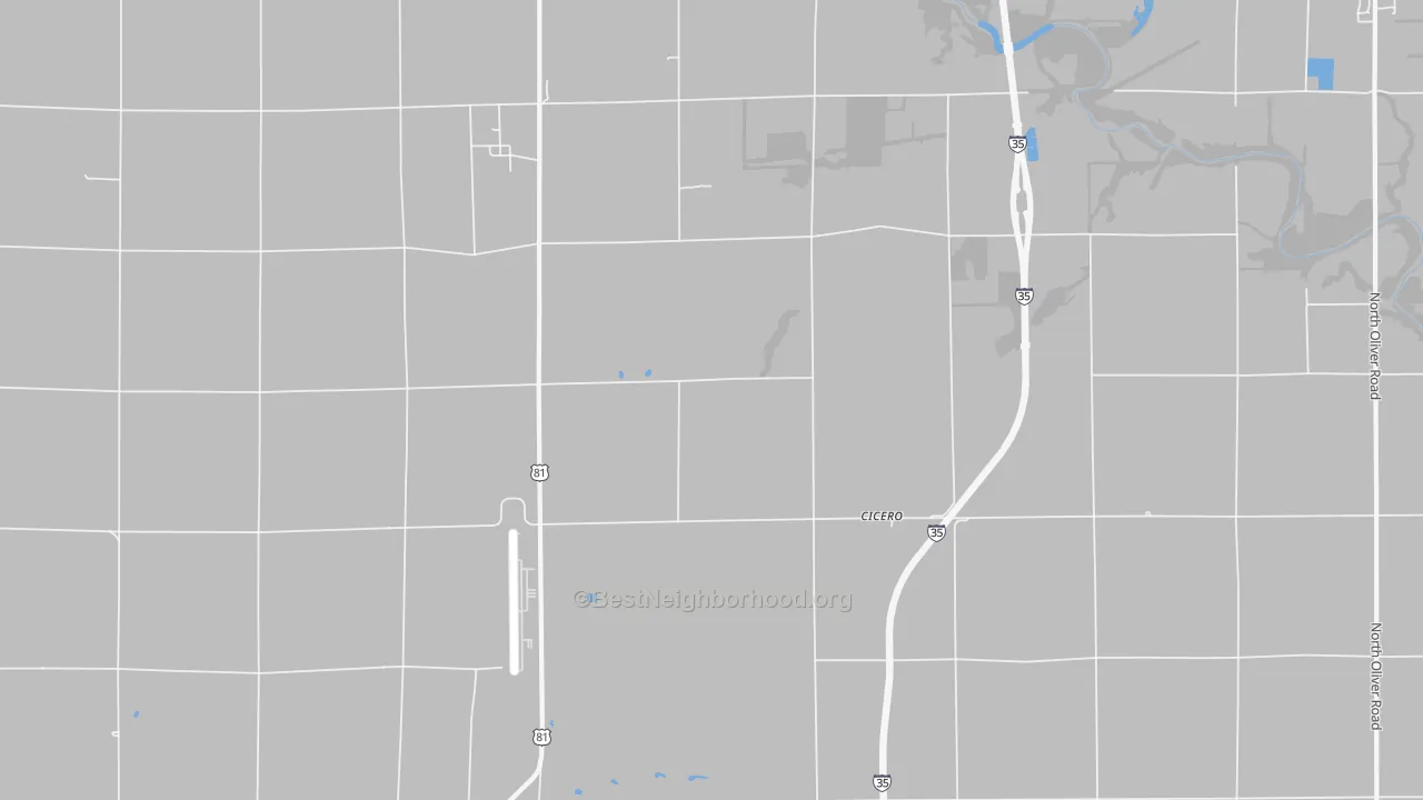 Transit Grade map of Cicero, KS