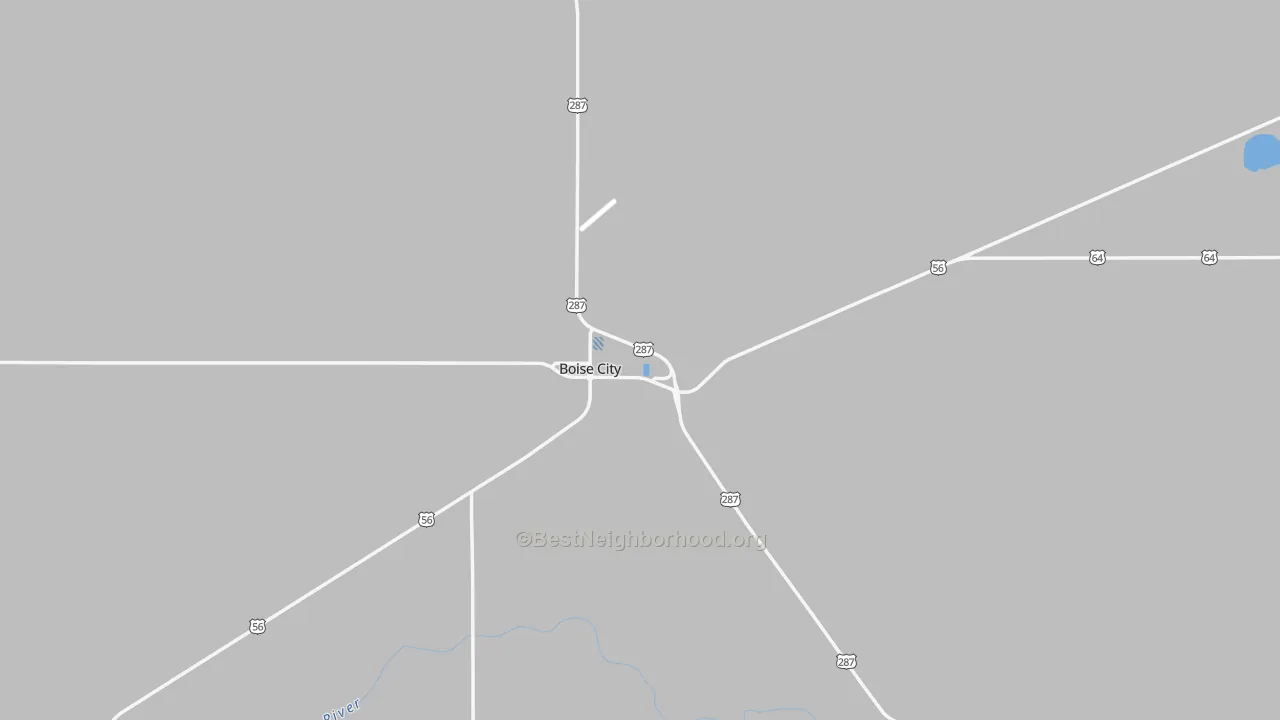 Transit Grade map of Cimarron County, OK