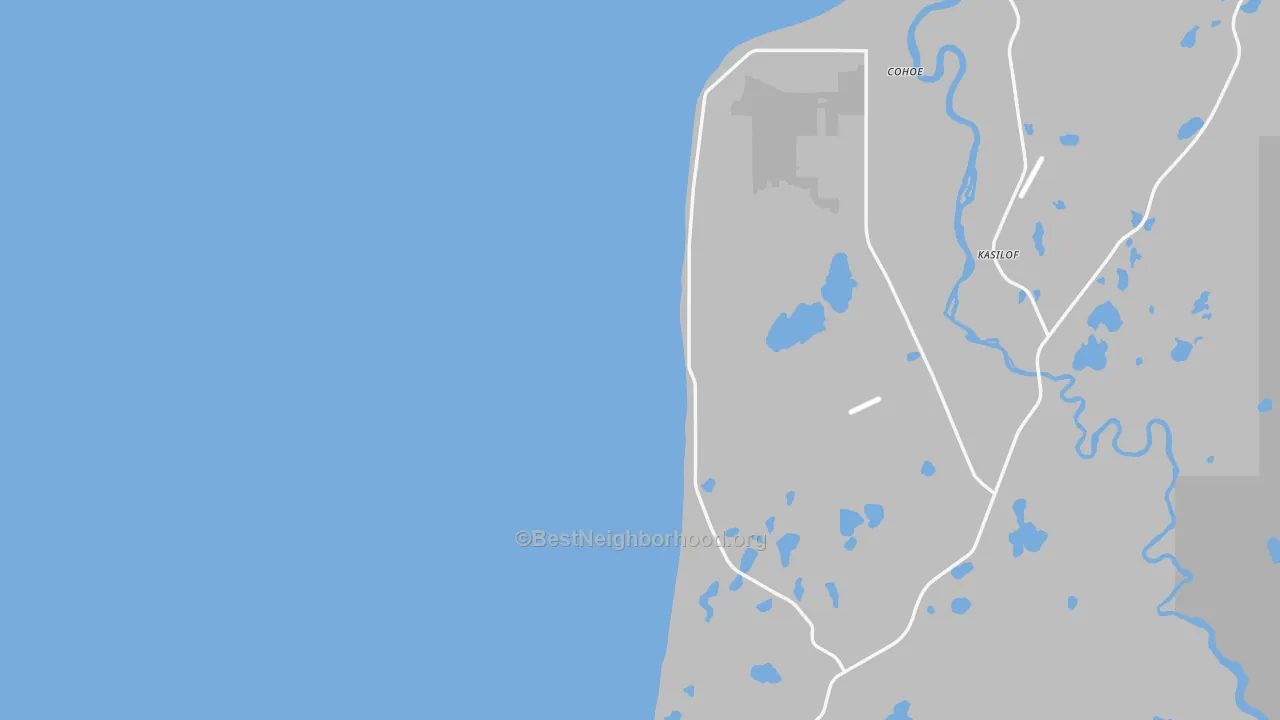 Transit Grade map of Clam Gulch, AK