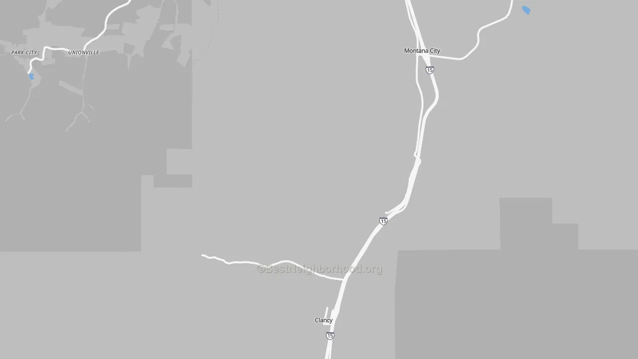 Transit Grade map of Clancy, MT