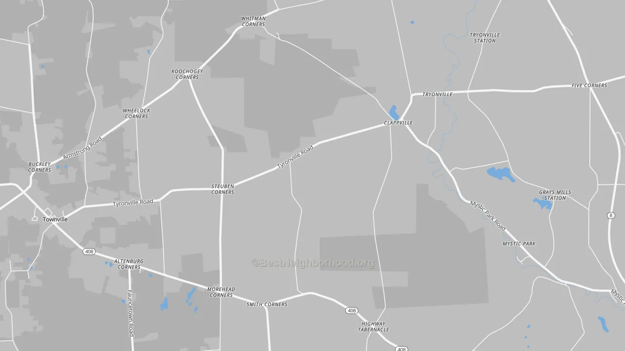 Transit Grade map of Clappville, PA