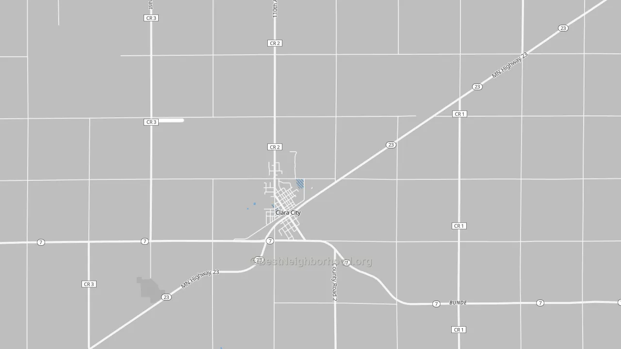 Transit Grade map of Clara City, MN