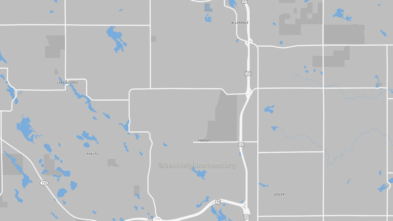 Transit Grade map of Clare County, MI