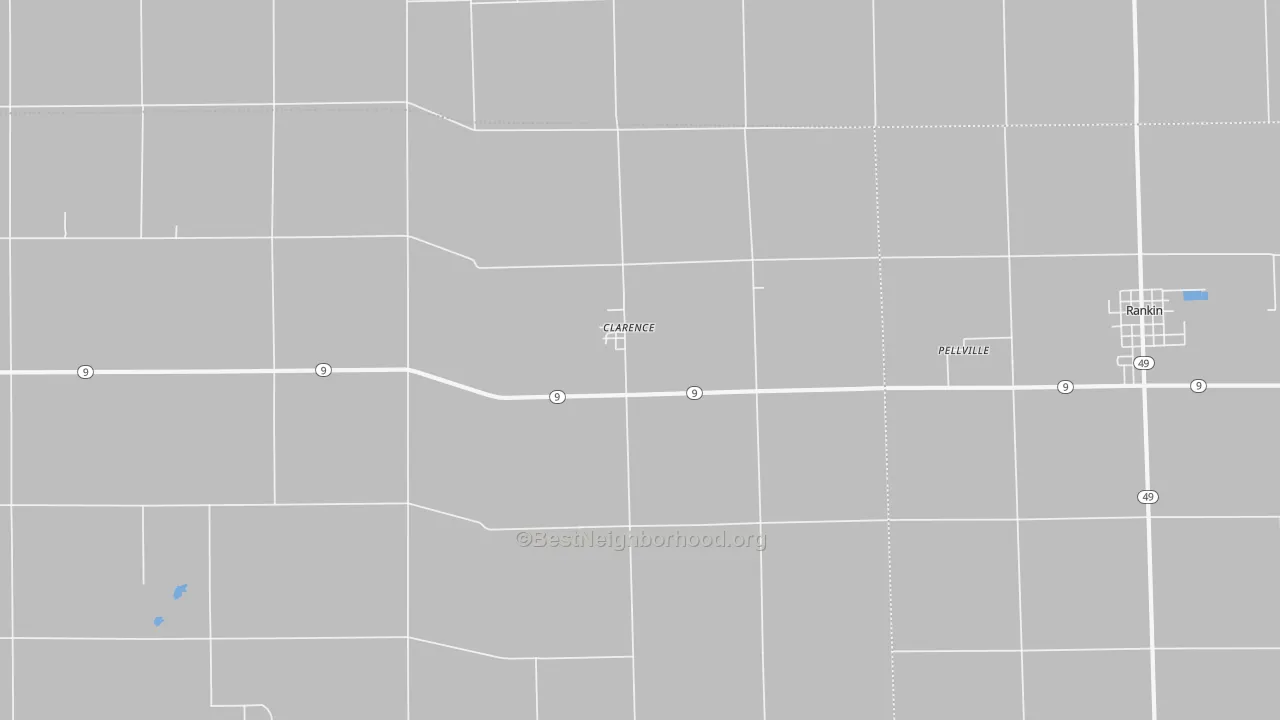 Transit Grade map of Clarence, IL