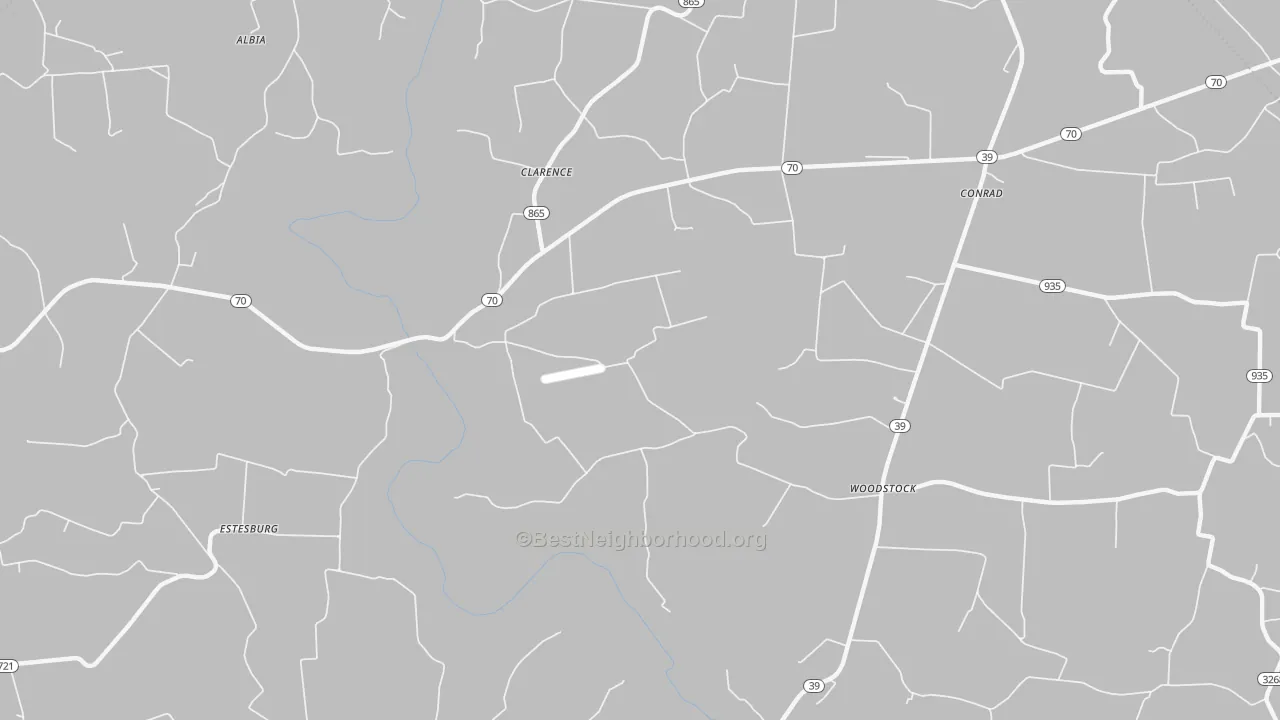 Transit Grade map of Clarence, KY