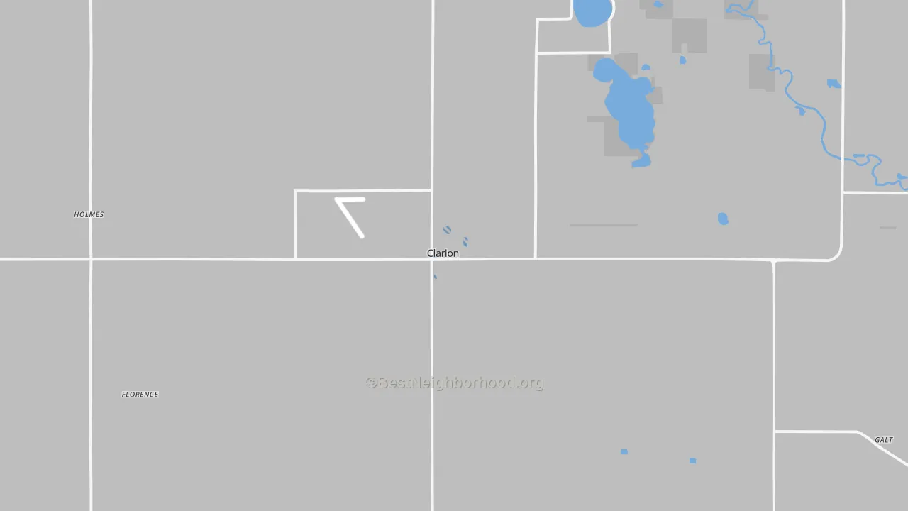 Transit Grade map of Clarion, IA