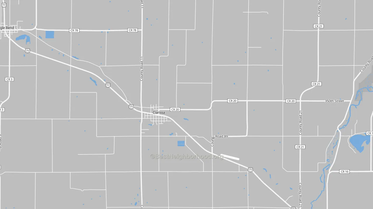 Transit Grade map of Clarissa, MN