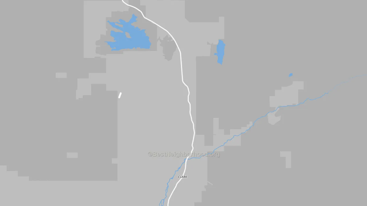 Transit Grade map of Clark, CO
