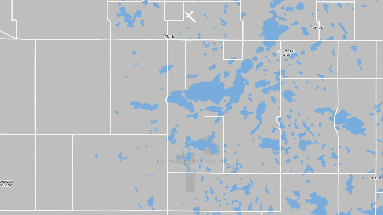 Transit Grade map of Clark County, SD