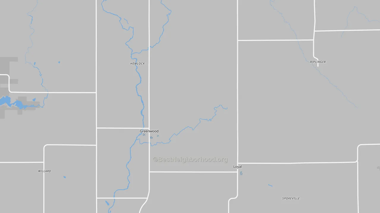 Transit Grade map of Clark County, WI