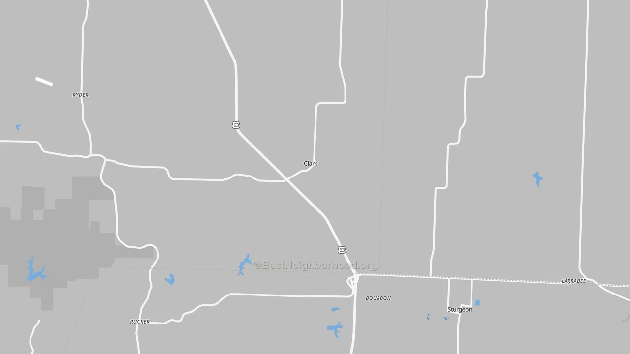 Transit Grade map of Clark, MO