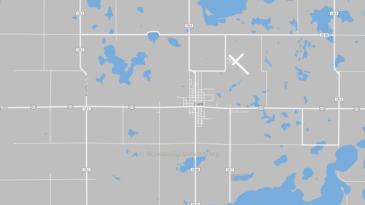 Transit Grade map of Clark, SD