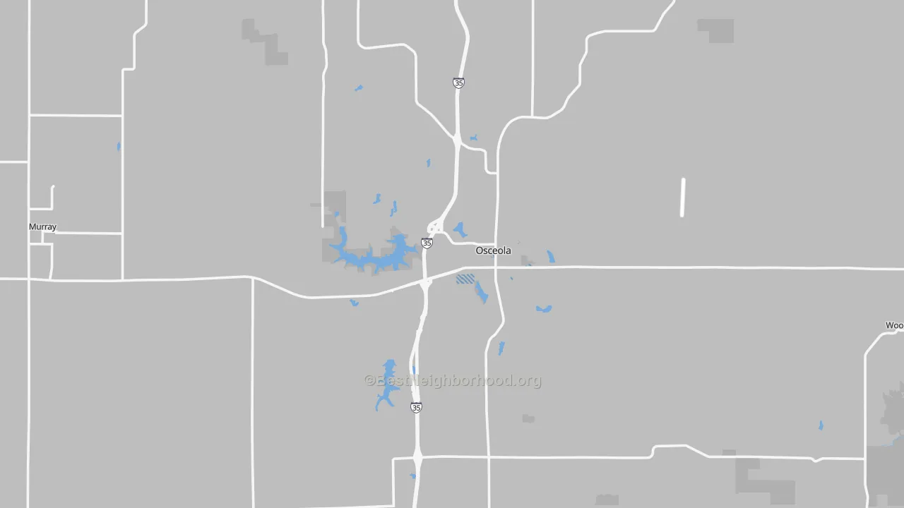Transit Grade map of Clarke County, IA