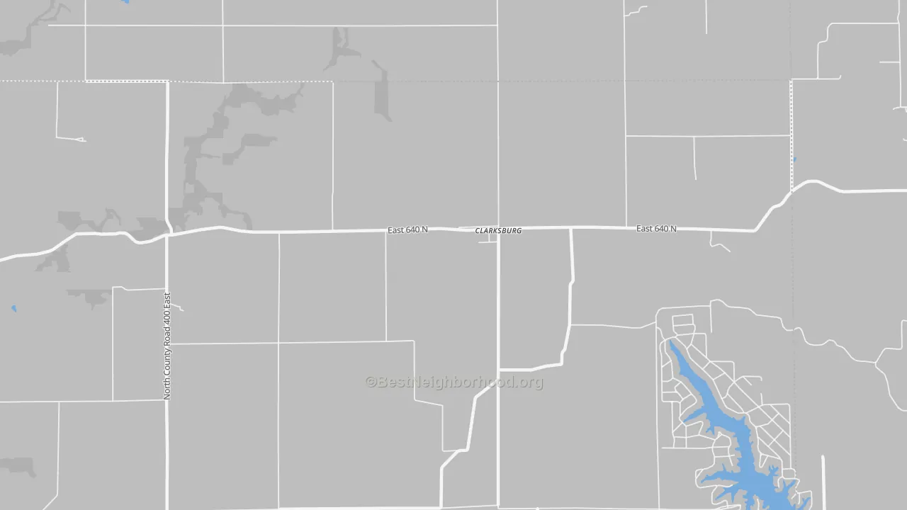 Transit Grade map of Clarksburg, IN