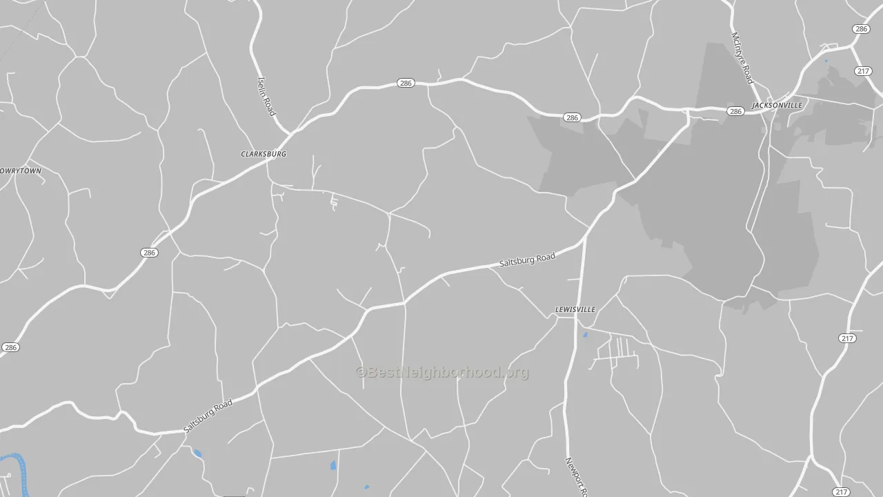Transit Grade map of Clarksburg, PA