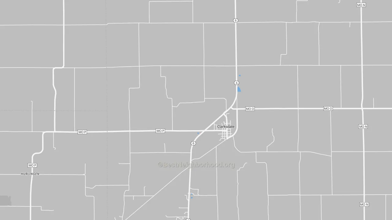 Transit Grade map of Clarksdale, MO
