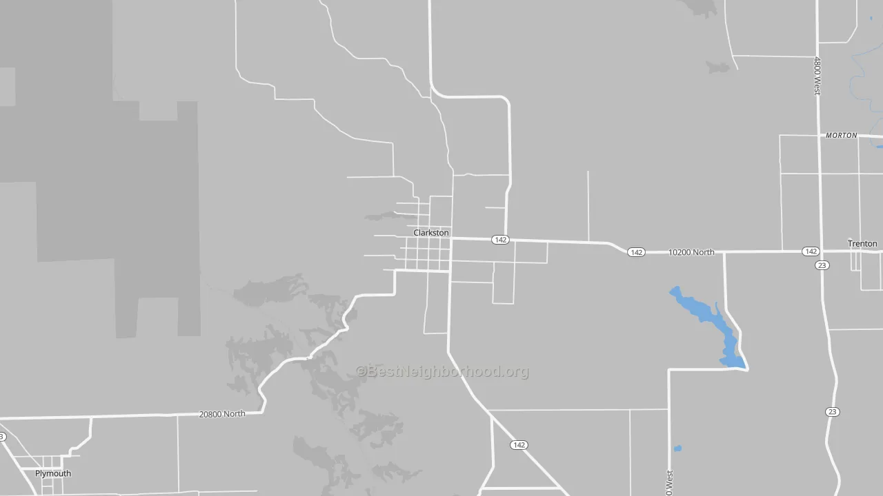 Transit Grade map of Clarkston, UT