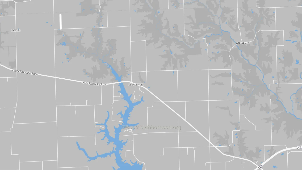 Transit Grade map of Clarksville, IL
