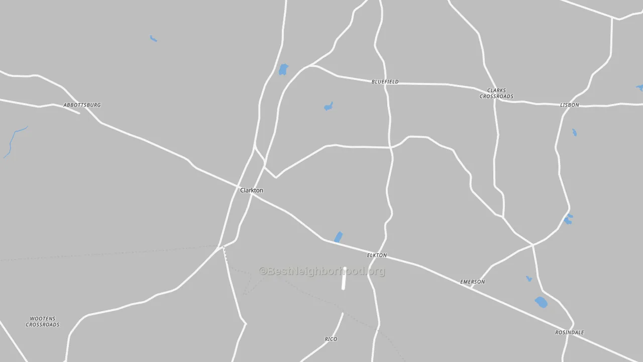 Transit Grade map of Clarkton, NC