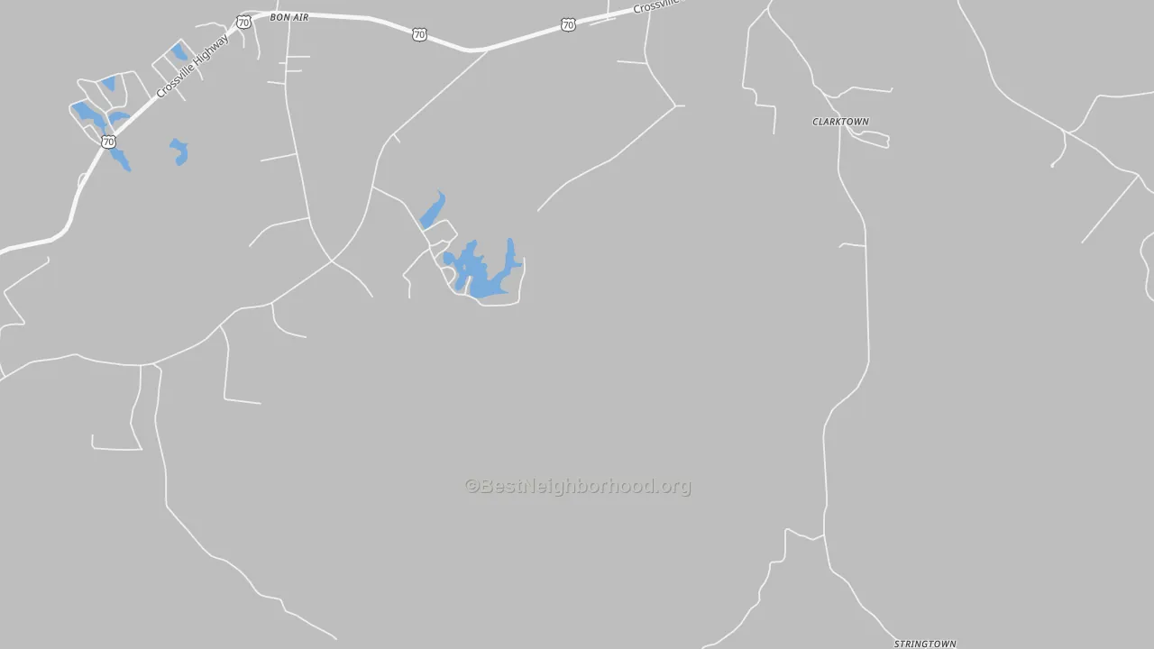 Transit Grade map of Clarktown, TN