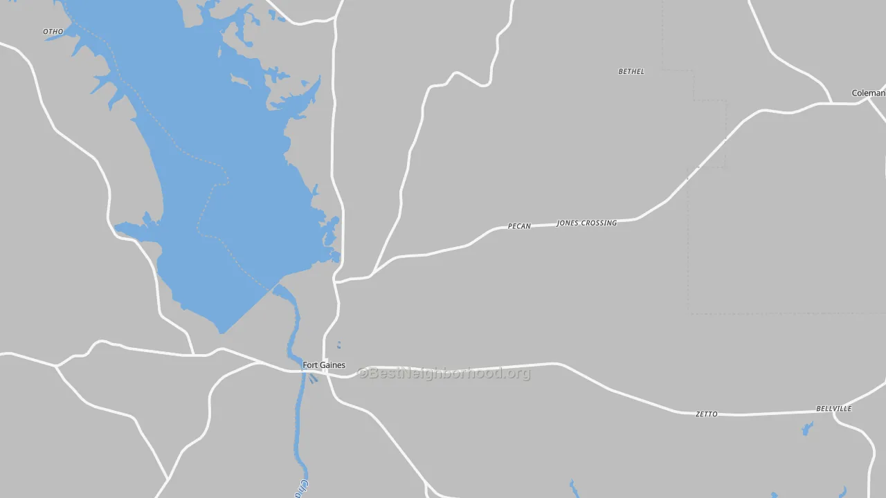 Transit Grade map of Clay County, GA