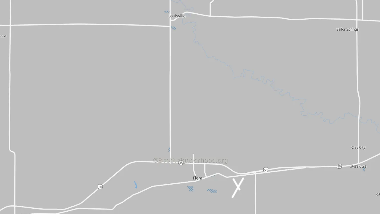 Transit Grade map of Clay County, IL