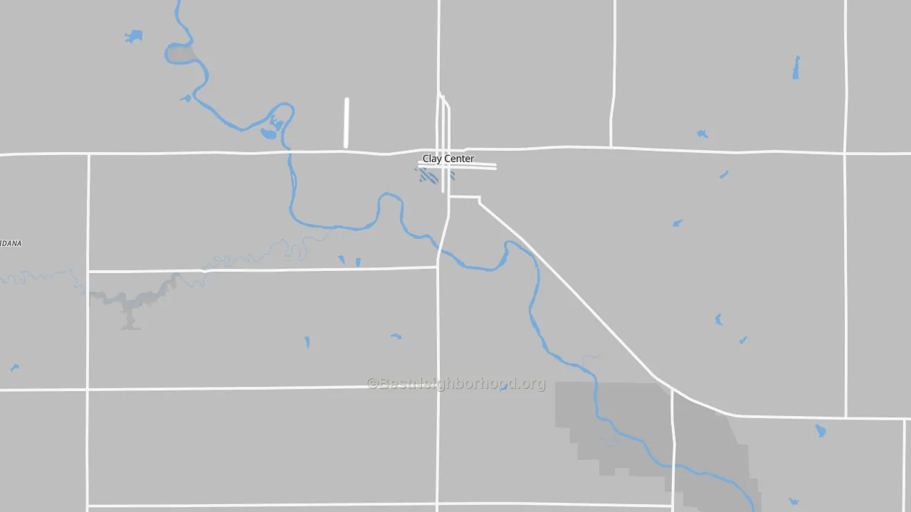Transit Grade map of Clay County, KS