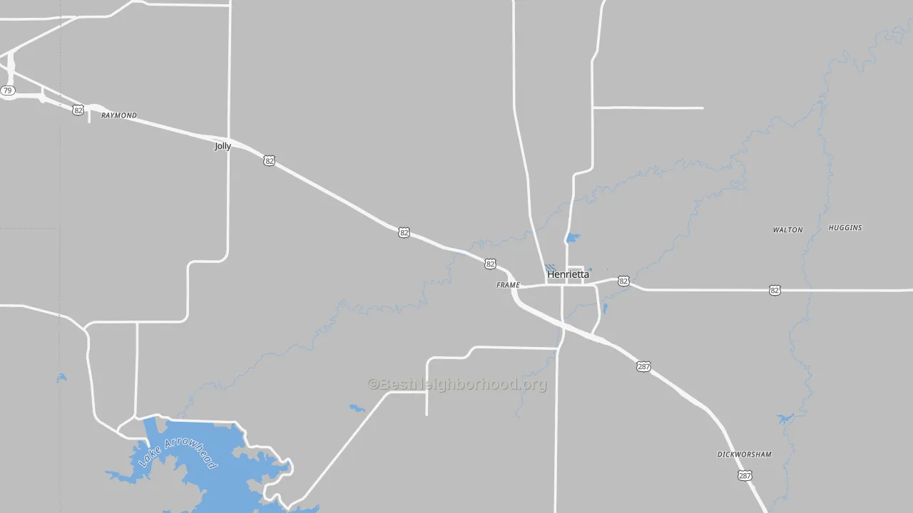 Transit Grade map of Clay County, TX