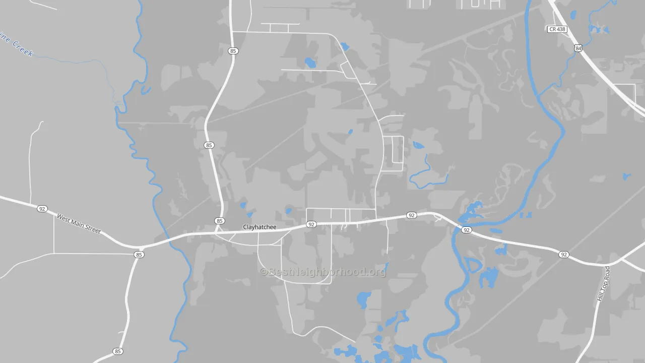Transit Grade map of Clayhatchee, AL