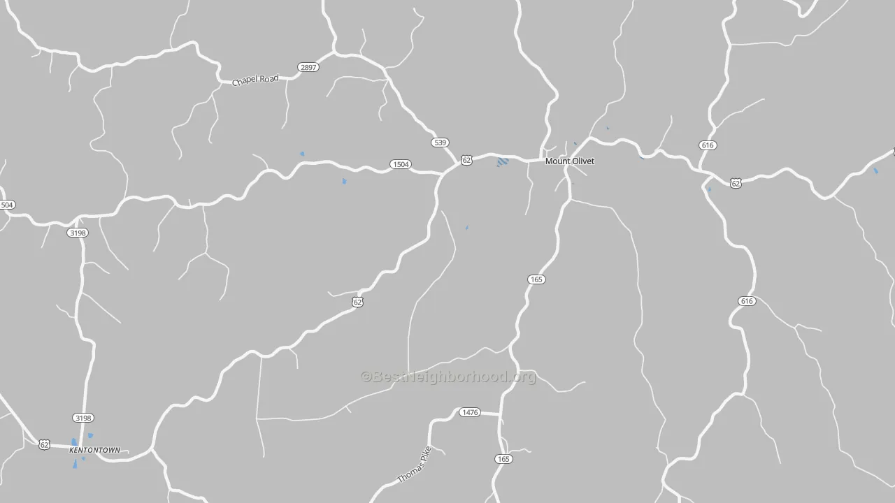 Transit Grade map of Claysville, KY