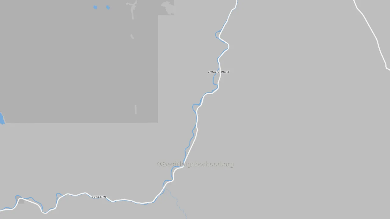 Transit Grade map of Clayton, ID