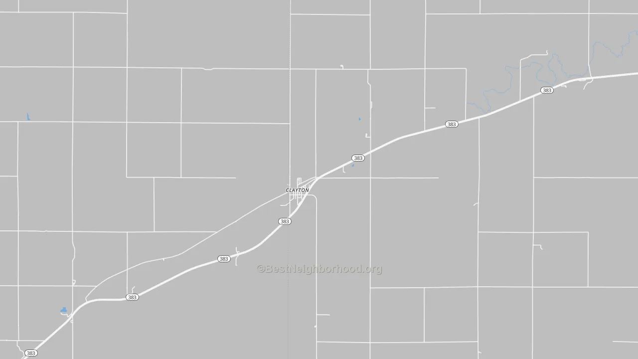 Transit Grade map of Clayton, KS
