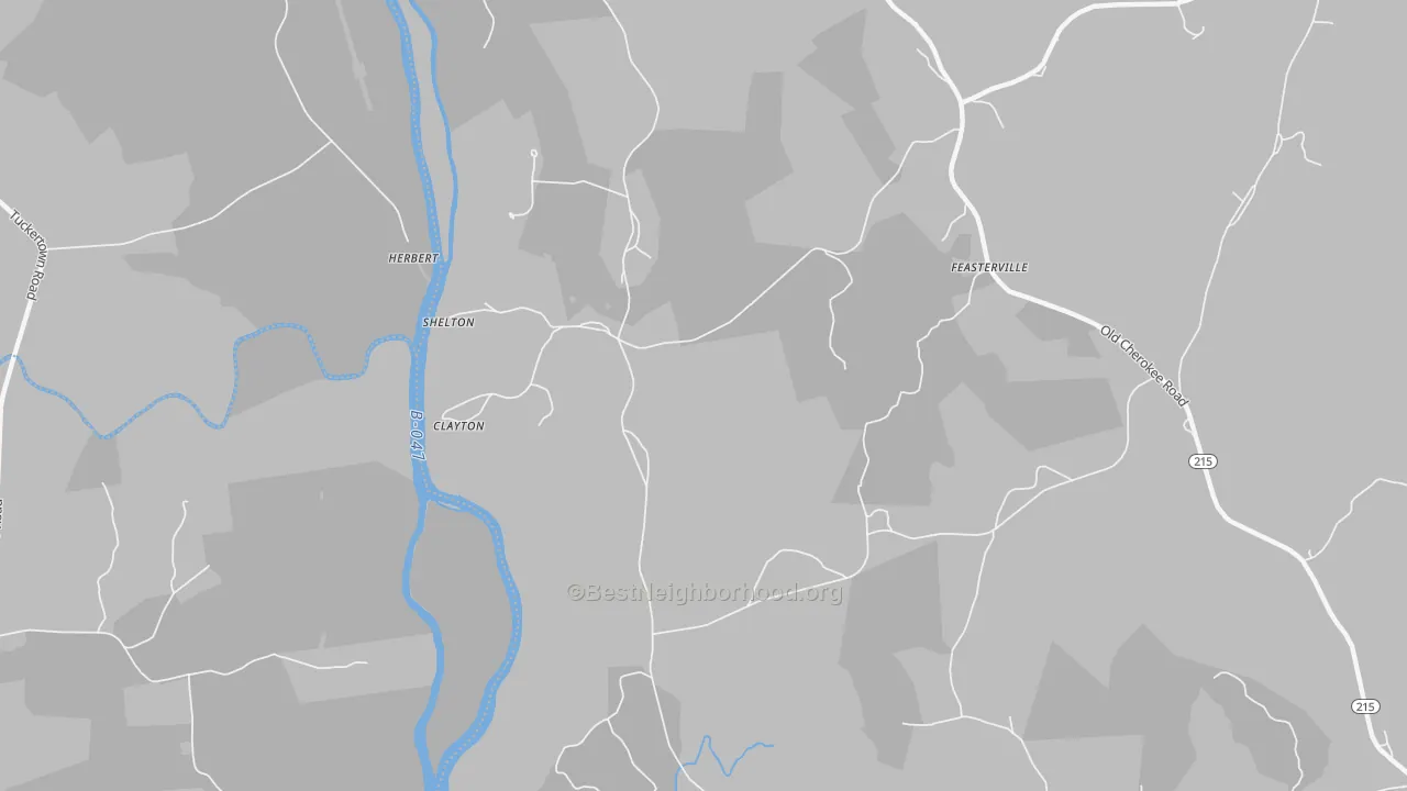 Transit Grade map of Clayton, SC