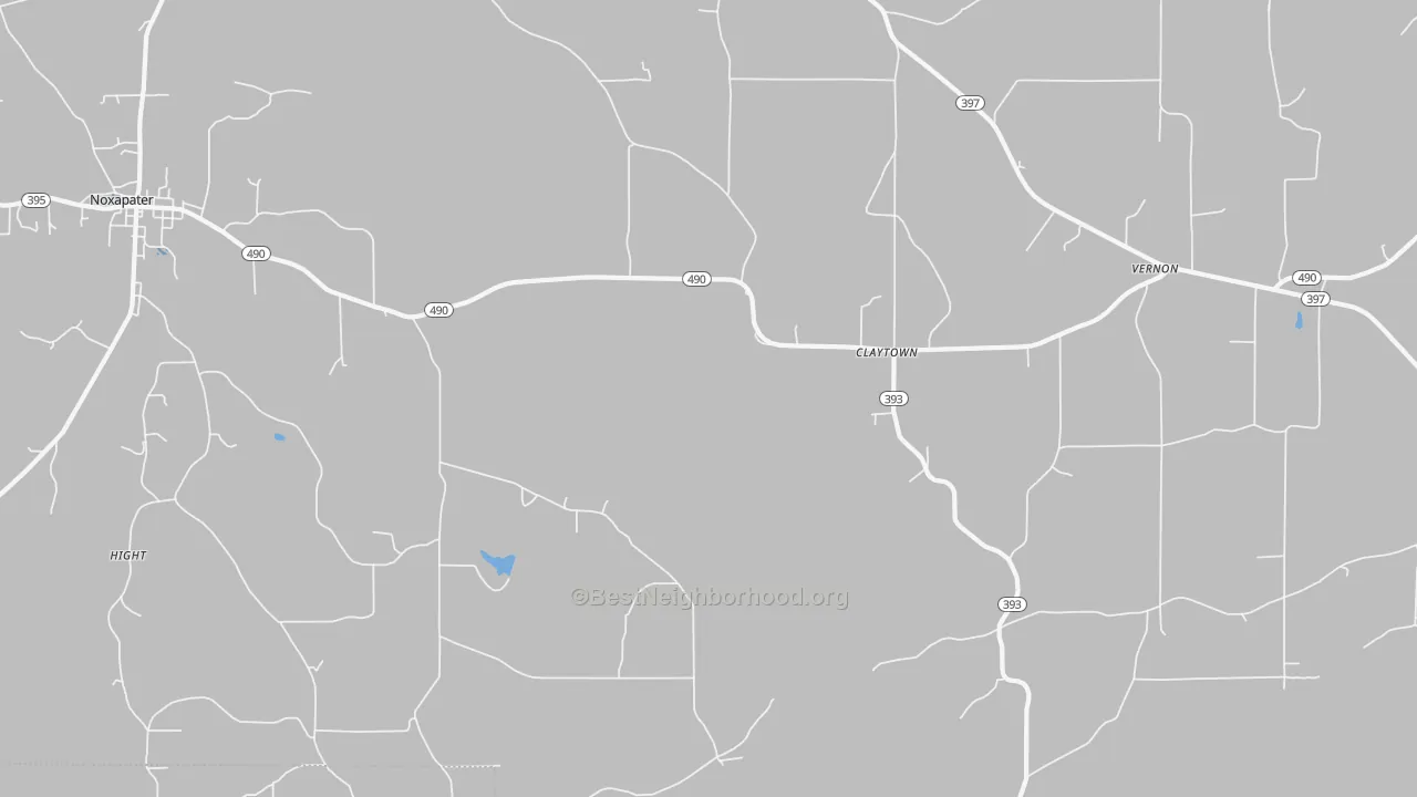 Transit Grade map of Claytown, MS
