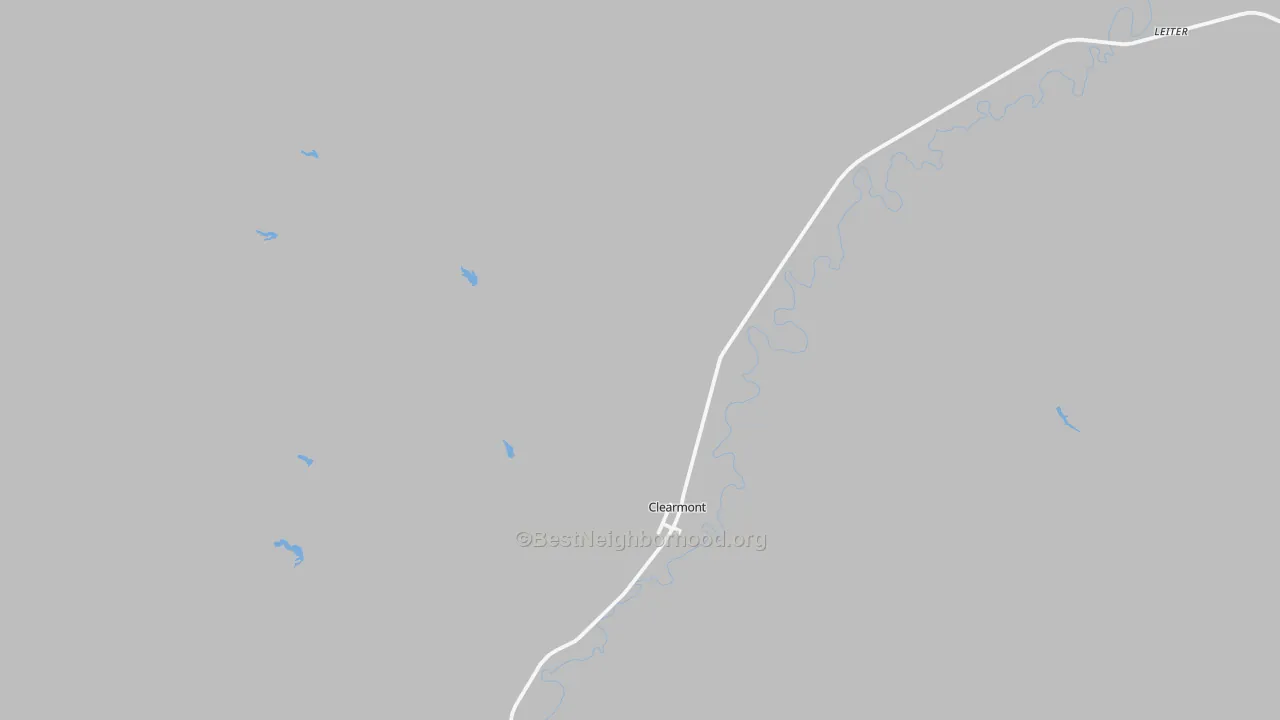 Transit Grade map of Clearmont, WY