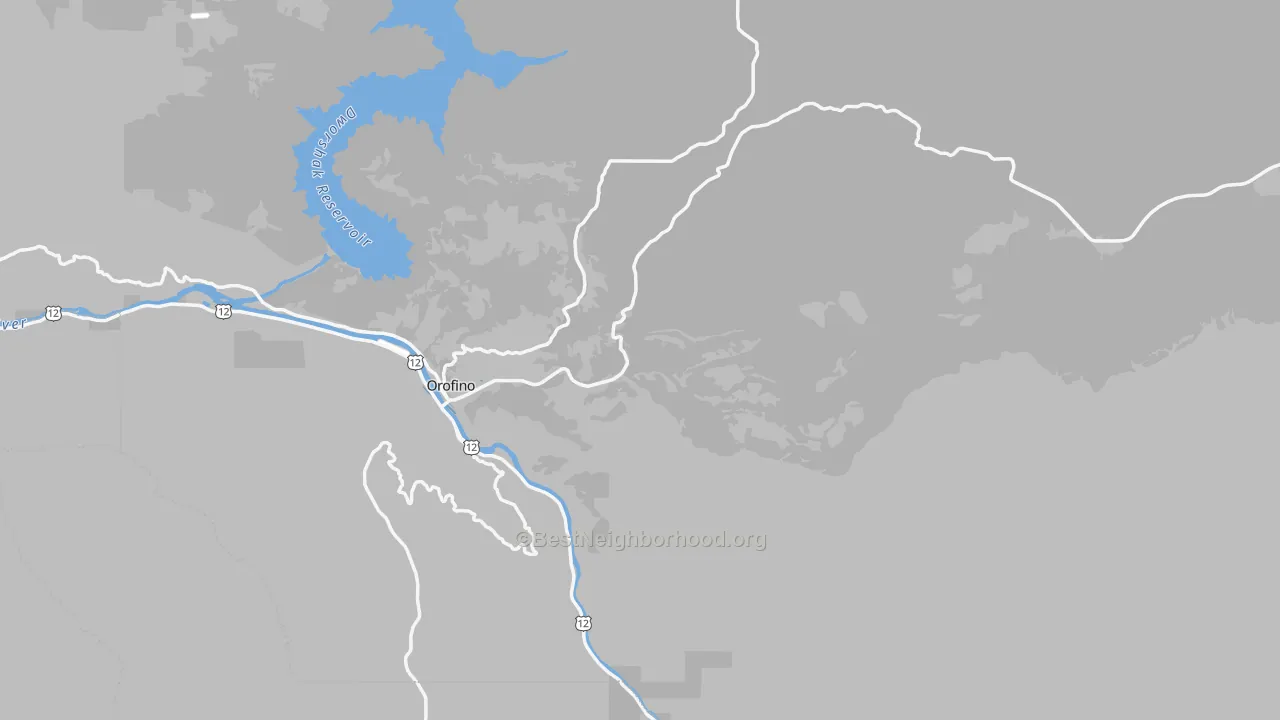 Transit Grade map of Clearwater County, ID