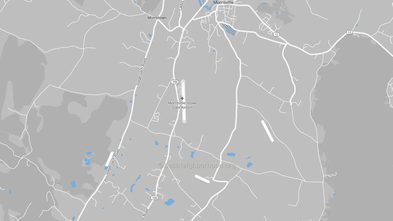 Transit Grade map of Cleveland Corner, VT
