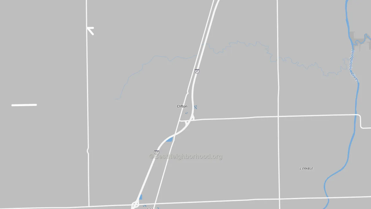 Transit Grade map of Clifton, IL