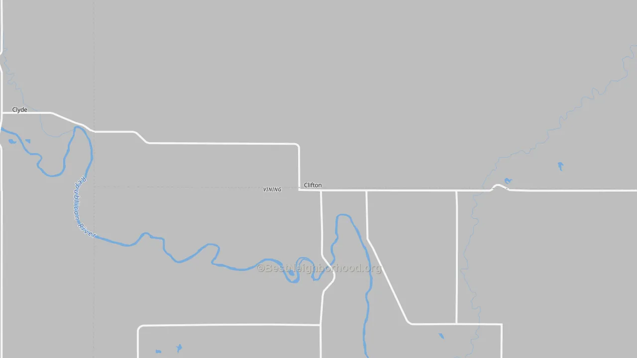Transit Grade map of Clifton, KS