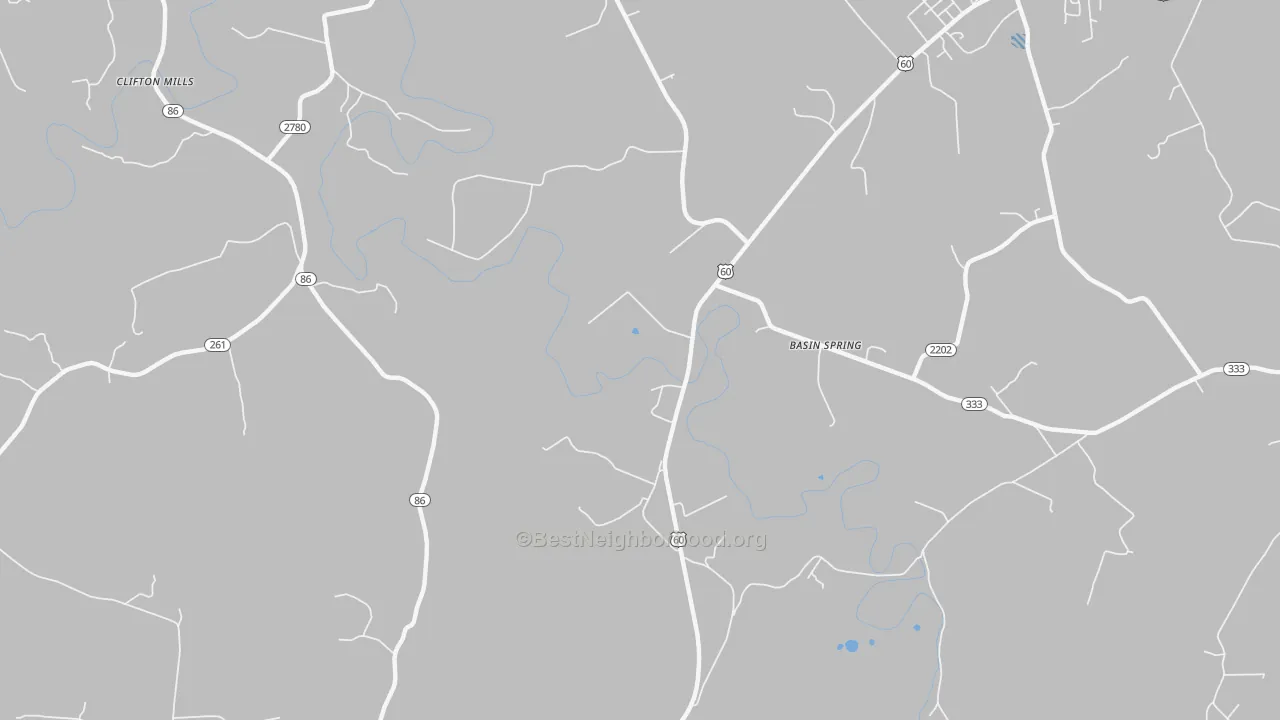 Transit Grade map of Clifton Mills, KY