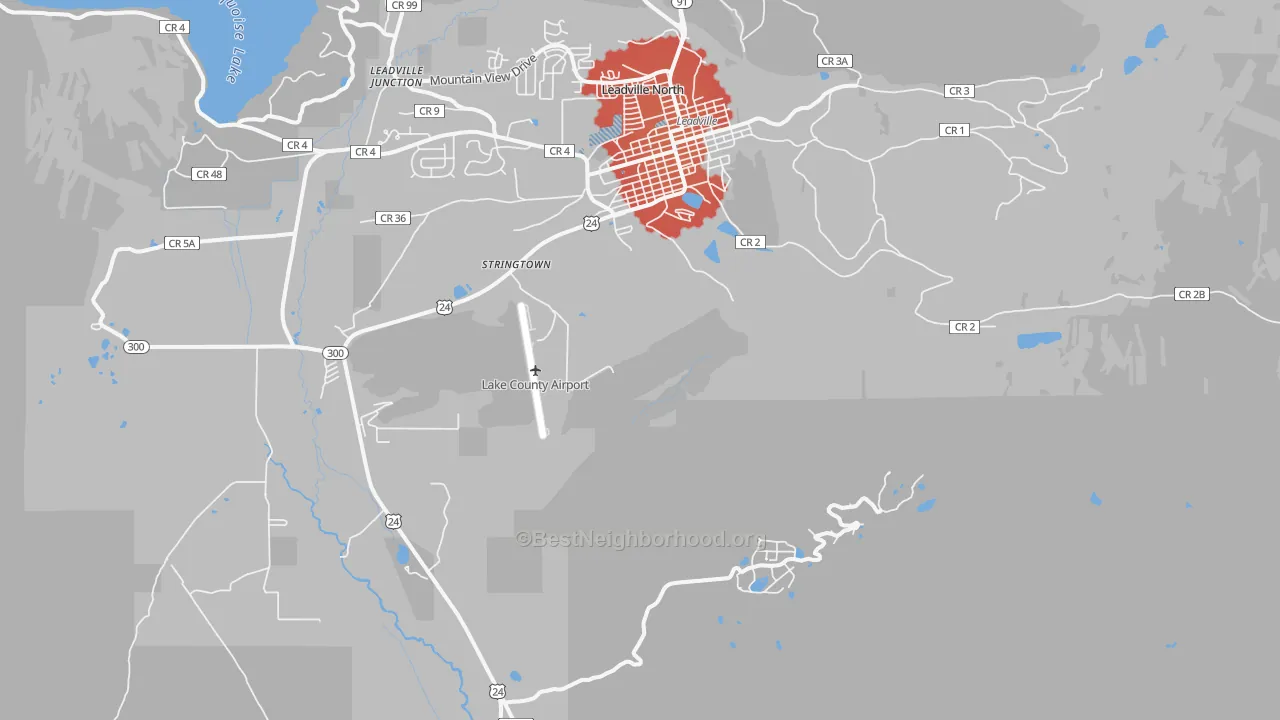 Transit Grade map of Climax, CO